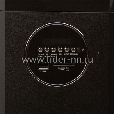 Колонка 08" (20-82 HOME SOUND) динамик 6шт/2х8"; 2х4"; 2х1.5" комплект 2 колонки ELTRONIC (черная)