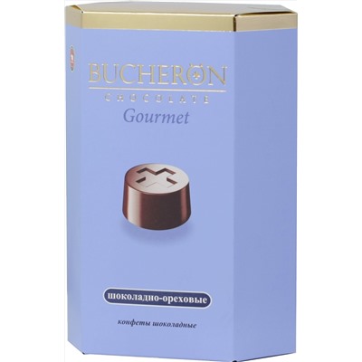 BUCHERON. Gourmet шоколадно-ореховые 130 гр. карт.упаковка