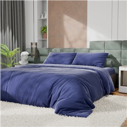 Постельное бельё Этель 2сп Tencel 180*210см, 220*245см, 50*70см-2шт, цвет синий