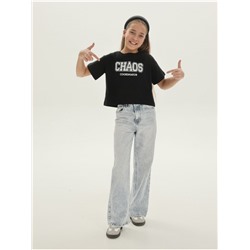 Футболка "Хаос" черный детская