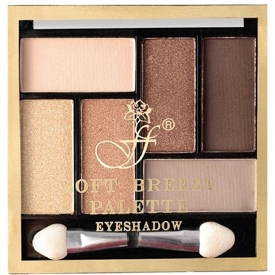 FFLEUR Тени для век 6-ти цв SOFT BREEZE PALETTE №2