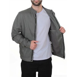 5886 GREY/GREEN Ветровка мужская DSG DONG (100% лён)