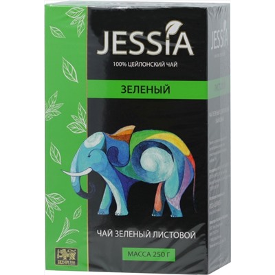 JESSIA. Зеленый чай 250 гр. карт.упаковка