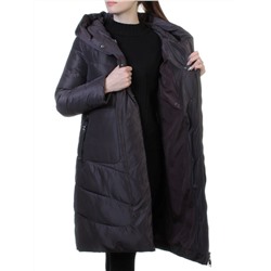 8033 DK. VIOLET Пальто женское зимнее (био-пух)