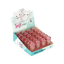 Точилка пластиковая MESHU "Say Meow" 1 отверстие, контейнер