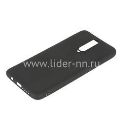 Задняя панель для Xiaomi  Redmi K30 Силикон матовый (черная)