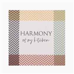 Набор подарочный "Harmony" варежка-прихватка,прихватка, кух.лопатка,венчик,губка