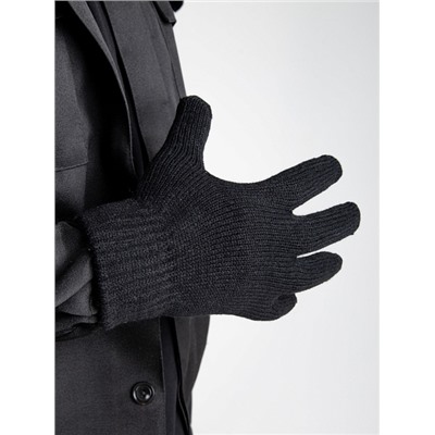 Мужские перчатки полушерсть 17п / Люкс (двойные)