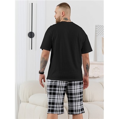 Мужской костюм Мишель-7 КП-169 / чёрный