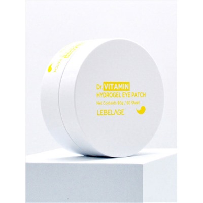 Lebelage Гидрогелевые патчи для глаз с витаминами / Dr.Vitamin Hydrogel Eye Patch, 60 шт.