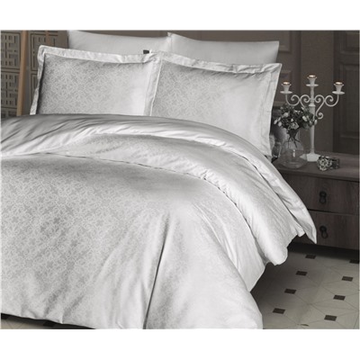 Сатиновое Постельное Белье Евро 2 сп. JACQUARD SATEN First Choice