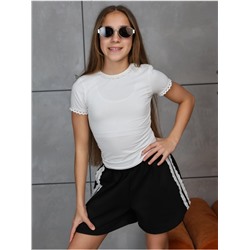 Шорты "Крош" Черный Девочка