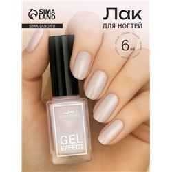 Лак для ногтей с эффектом геля, Jeanmishel, тон 110, жемчужный, 6 мл