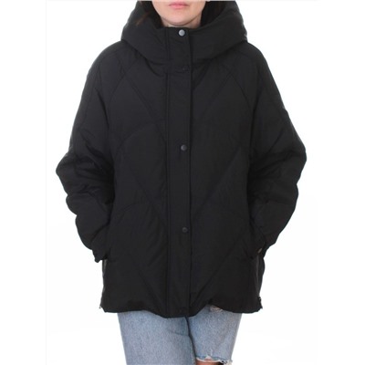 9913 BLACK Куртка зимняя женская (150 гр. холлофайбер)
