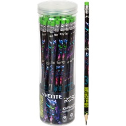 Карандаш ч/г HB "deVENTE. Robotic" 2мм трёхгранный с ластиком 5032505/50/Китай