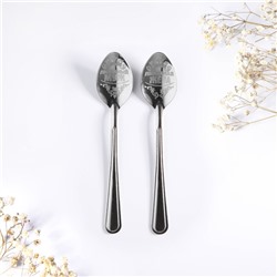 Ложки с гравировкой, набор «Счастливой паре», 15.5×25.5 см, 2 шт.