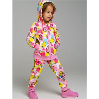 Комплект для девочки: толстовка, брюки