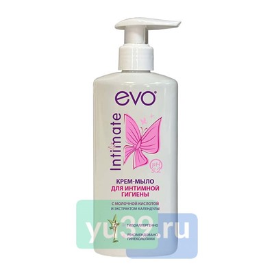 EVO Крем-мыло для интимной гигиены, 200 мл.
