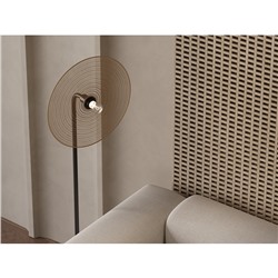 Торшер Vinger, 143 см, бежевый