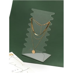 Подставка под колье, оргстекло 3 мм, 15×10×28 см, прозрачный