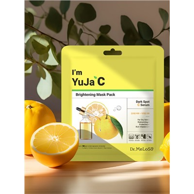 Dr.MeLoSo Тканевая маска для лица с витамином C / I'm Yuja C Brightening Mask, 25 мл