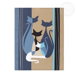 Полотенце рогожка набивное 50х60 №1546