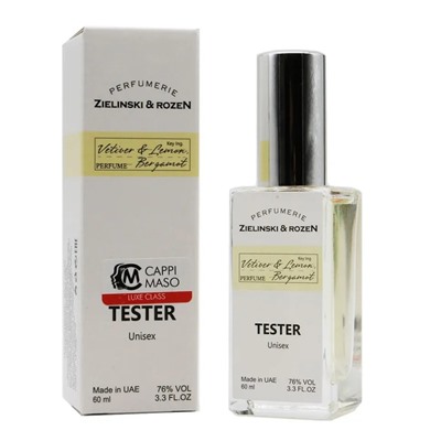 Tester EU Z & R Vetiver & Lemon, Bergamot unisex 60 ml