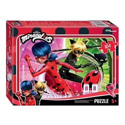 Пазлы 104 "Леди Баг и Супер-Кот" (ZAGTOON – METHOD)