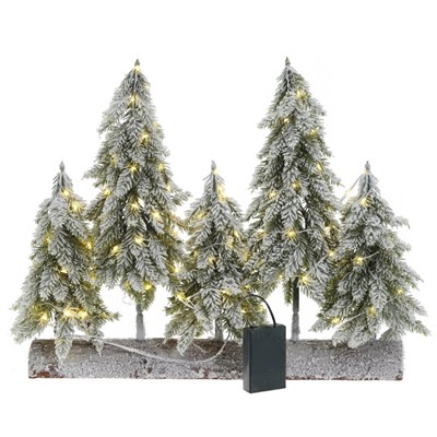 GAEM Изделие декоративное с подсветкой "Елки" (3хАА, н/п), L46 W9 H39 см