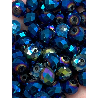 Хрустальные бусины для рукоделия 7 мм 92 шт