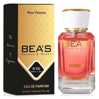 Beas W532 Carolina Herrera CH Women edp 50 ml, Парфюм женский Beas W532 создан по мотивам аромата Carolina Herrera CH