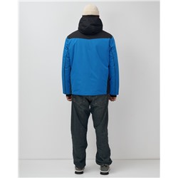 Горнолыжная куртка мужская зимняя голубого цвета 7611Gl