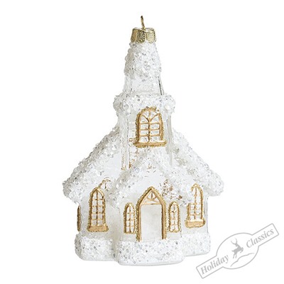 Собор "Зимнее барокко" (стекло) 9х3х12,5 см