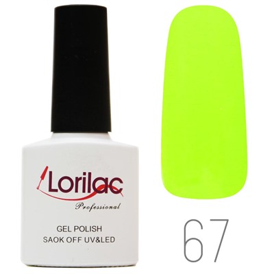 Гель лак Lorilac Professional № 67 10 ml