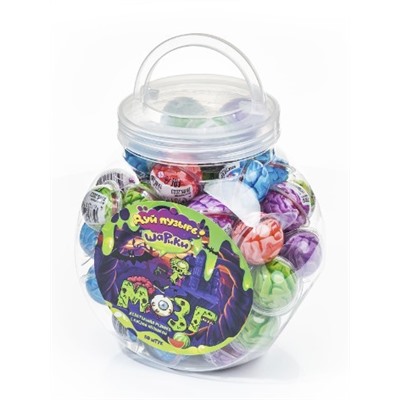 Жевательная резинка с кислой начинкой «Дуй пузырь! ШАРИКИ МОЗГ», 50 шт.