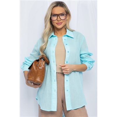 Рубашка Воздушное настроение (голубая) Б13188-7М