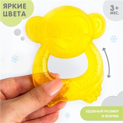 Прорезыватель охлаждающий «Обезьянка», цвет МИКС