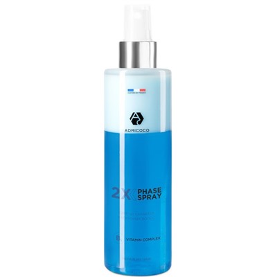 ADRICOCO Спрей 250 мл Двухфазный для легкого расчесывания и блеска(син)