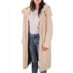 22377 BEIGE Пальто зимнее женское облегченное (150 гр. холлофайбера)
