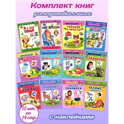 W0180 Школа кота в сапогах комплект 12 книг