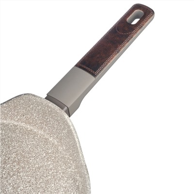 СКОВОРОДА БЛИННАЯ С АНТИПРИГАРНЫМ ПОКРЫТИЕМ PFLUON MARBLE, 24*4,3 СМ