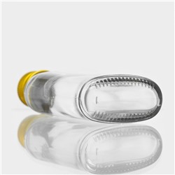 Бутыль для соусов и масла «Феб», 50 мл, 5.5×2.5×10.5 см, с металлической крышкой, стекло, прозрачная