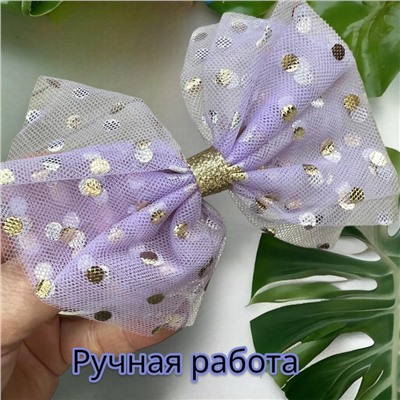 Заколка-уточка с бантом 5 шт УТ17 модель 2