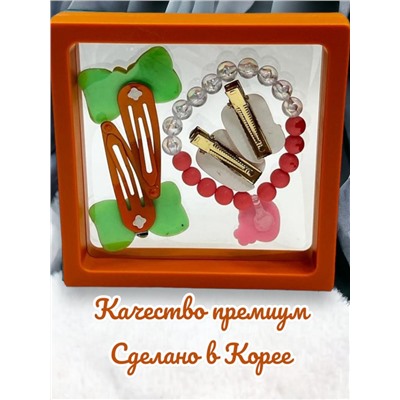 Набор детских аксессуаров в подарочной коробке Корея тип 2