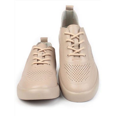 05-YD20-2D DK. BEIGE Кроссовки женские (натуральная кожа)