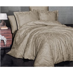 Сатиновое Постельное Белье Евро 2 сп. JACQUARD SATEN First Choice