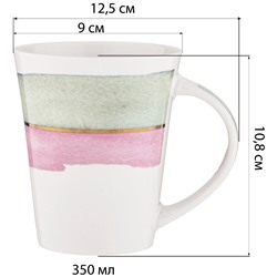 КРУЖКА LEFARD "АКВАРЕЛЬ" 350 МЛ (КОР=36)