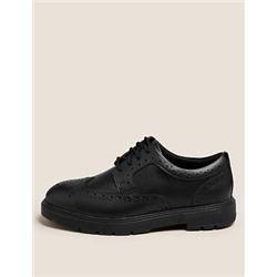 Kids' Leather Freshfeet™ School Shoes (13 Small - 9 Large)