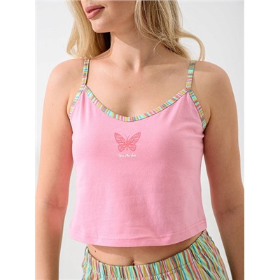 Женская пижама "Солнечная" (шорты) 2247-К / Розовый