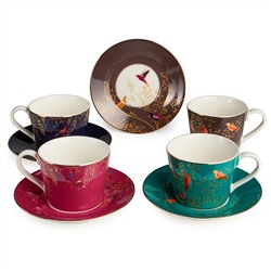 ЧАЙНЫЙ НАБОР LEFARD "GOLDEN BIRDS" НА 4 ПЕР. 8 ПР. 220 МЛ (КОР=10НАБ.)